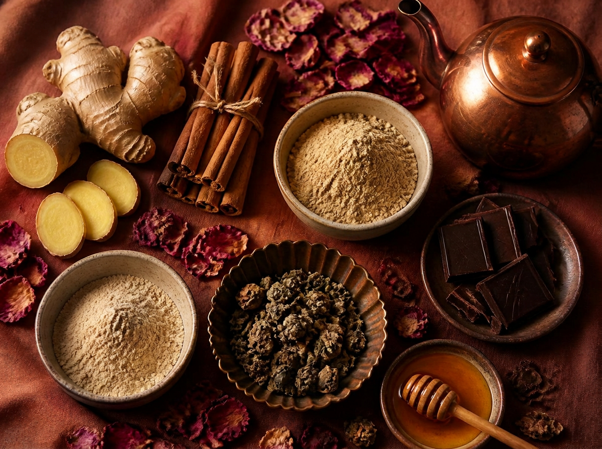 Ingredientes afrodisíacos ayurvédicos